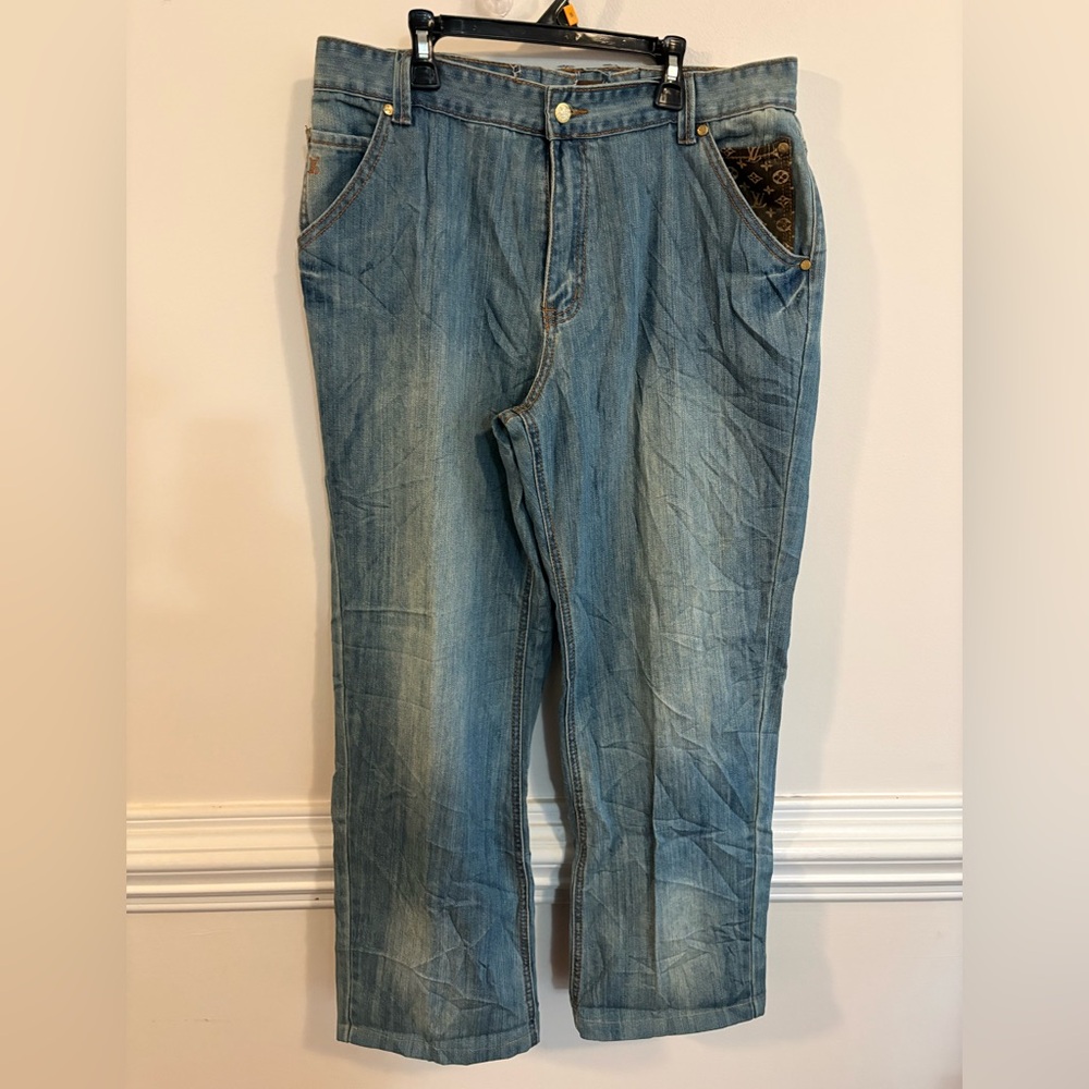 Louis Vuitton Light Blue Relaxed Jeans